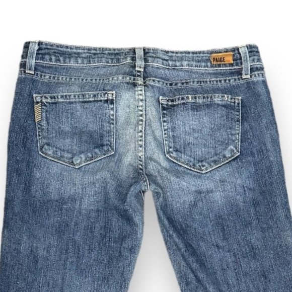WOMEN'S PAIGE SKYLINE ANKLE PEG JEANS SIZE 28 - Picture 5 of 9